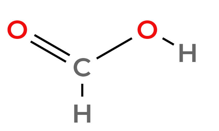 Methanoic Acid stick diagram